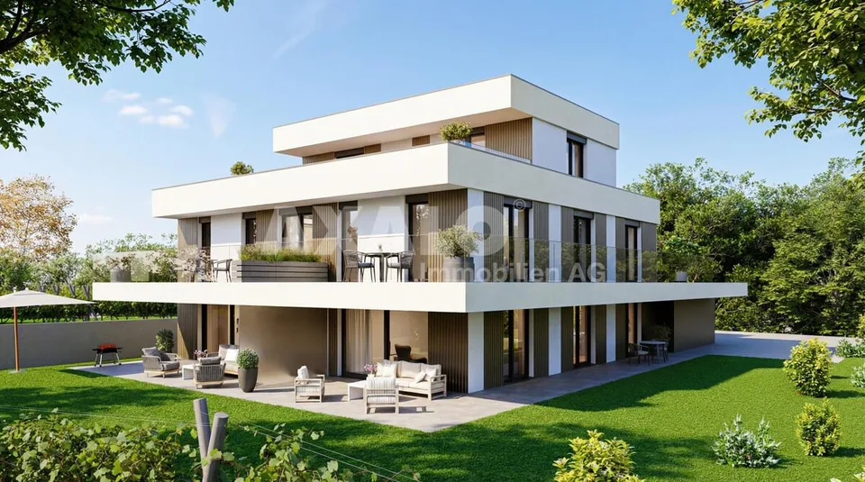 Projektstudie Doppelhaus Maienfeld