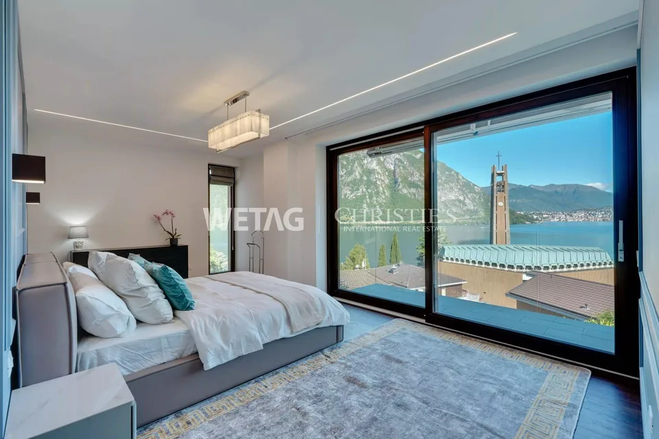 Elegante & moderne Villa in Campione d'Italia mit weiter Sicht über...