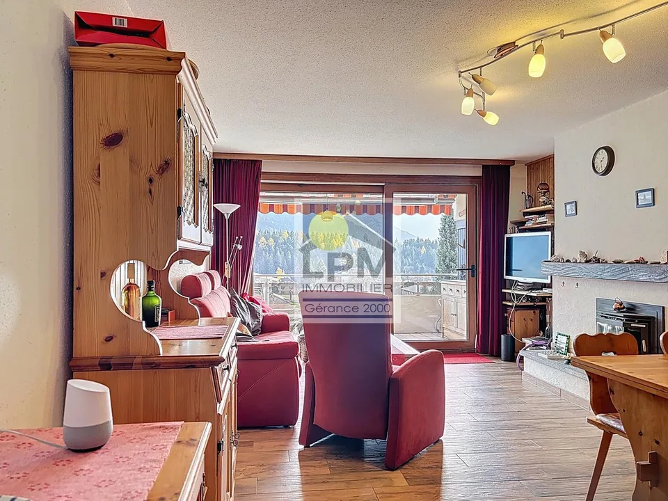 3.5p avec balcon plein sud et vue panoramique sur les Alpes