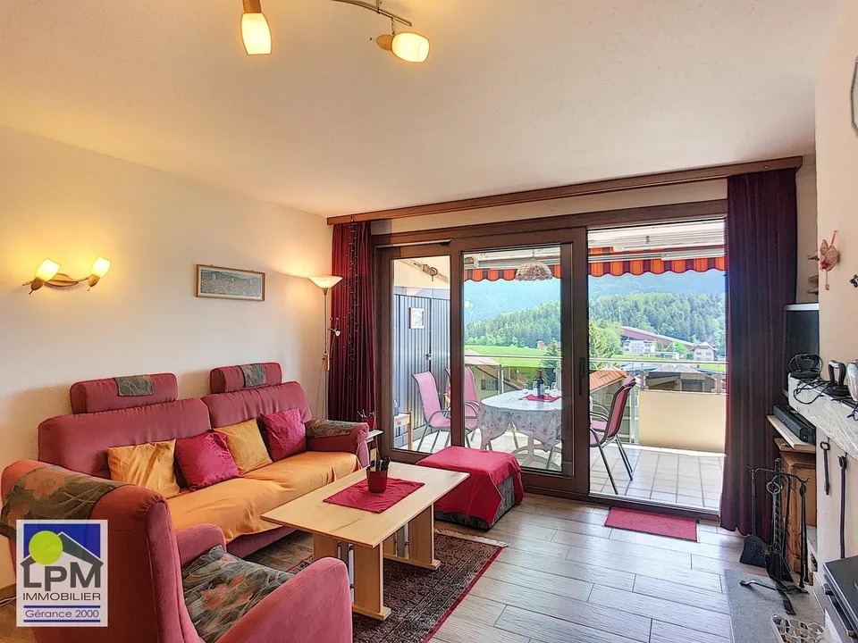 3.5p avec balcon plein sud et vue panoramique sur les Alpes