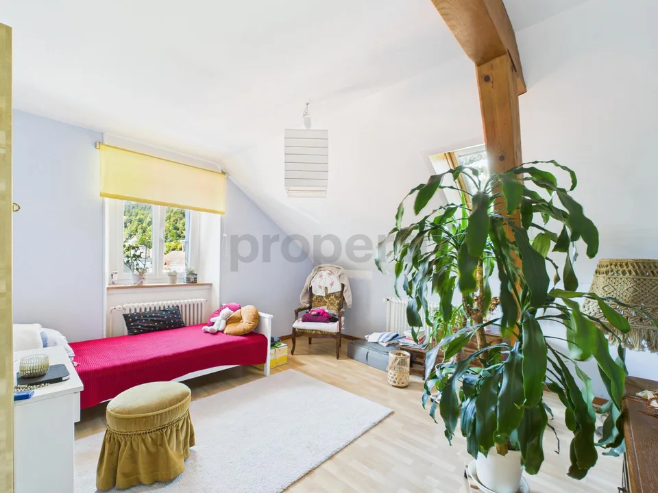 Immeuble de rendement avec 2 appartements, atelier et grand terrain...