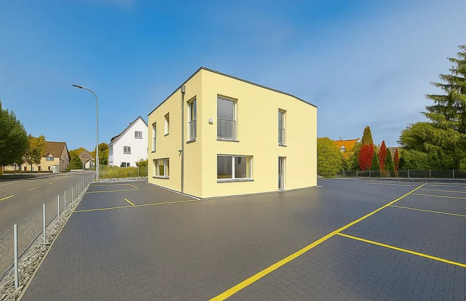 Gewerbehaus in Holziken