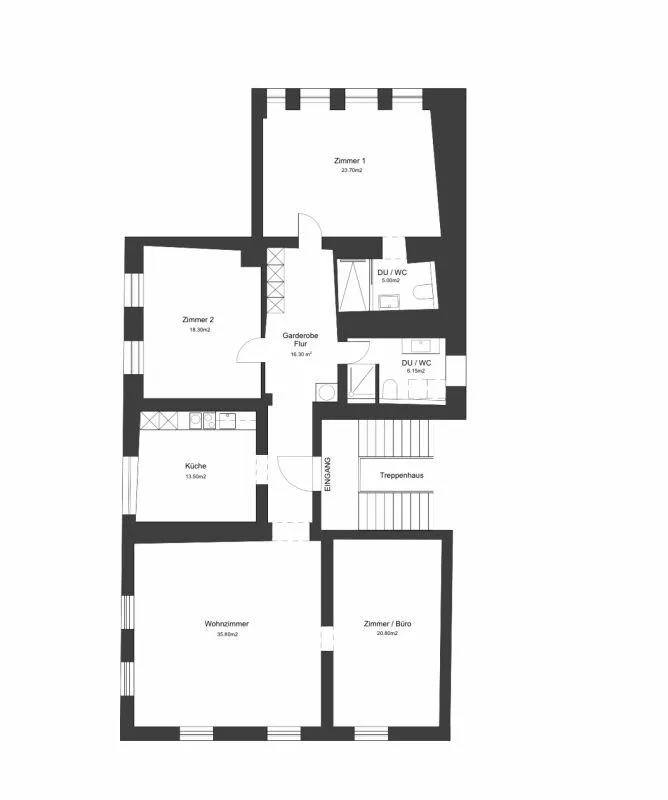 Exklusive 5.5 Zimmer-Wohnung im Herzen von Chur – Foto 14 von 17
