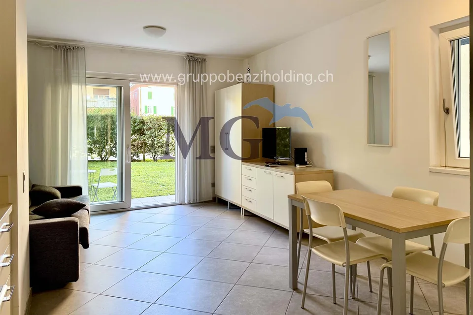 Appartamento con giardino a pochi passi dal Lago di Lugano