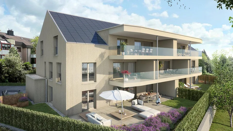 4½-Zimmer Obergeschosswohnung mit sonnigem Balkon in Berikon