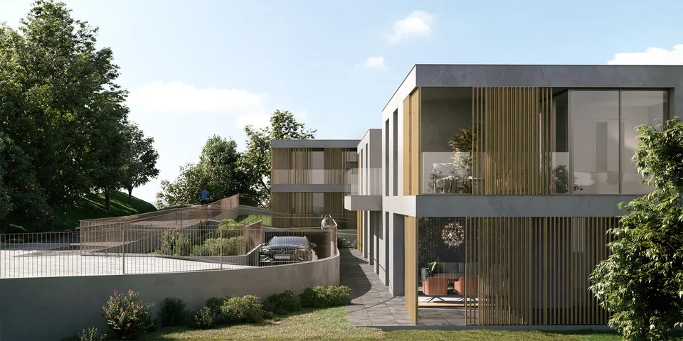 4.5 Locali con Giardino Privato | Residenza Sorgente, Comano – Foto 6 von 16