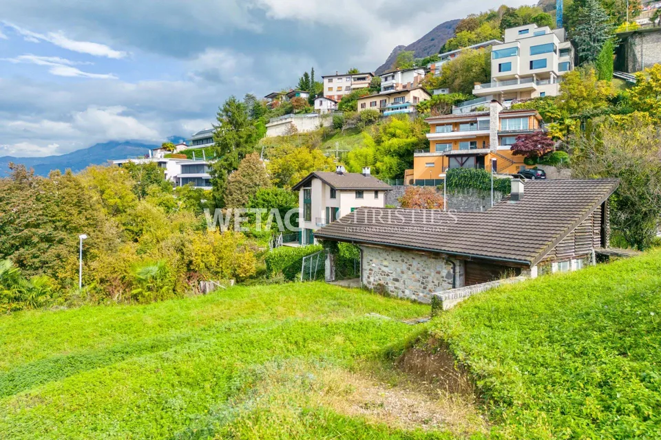 Lugano: 679 m² Bauland mit bewilligtem Bauprojekt & erteilter Baube...