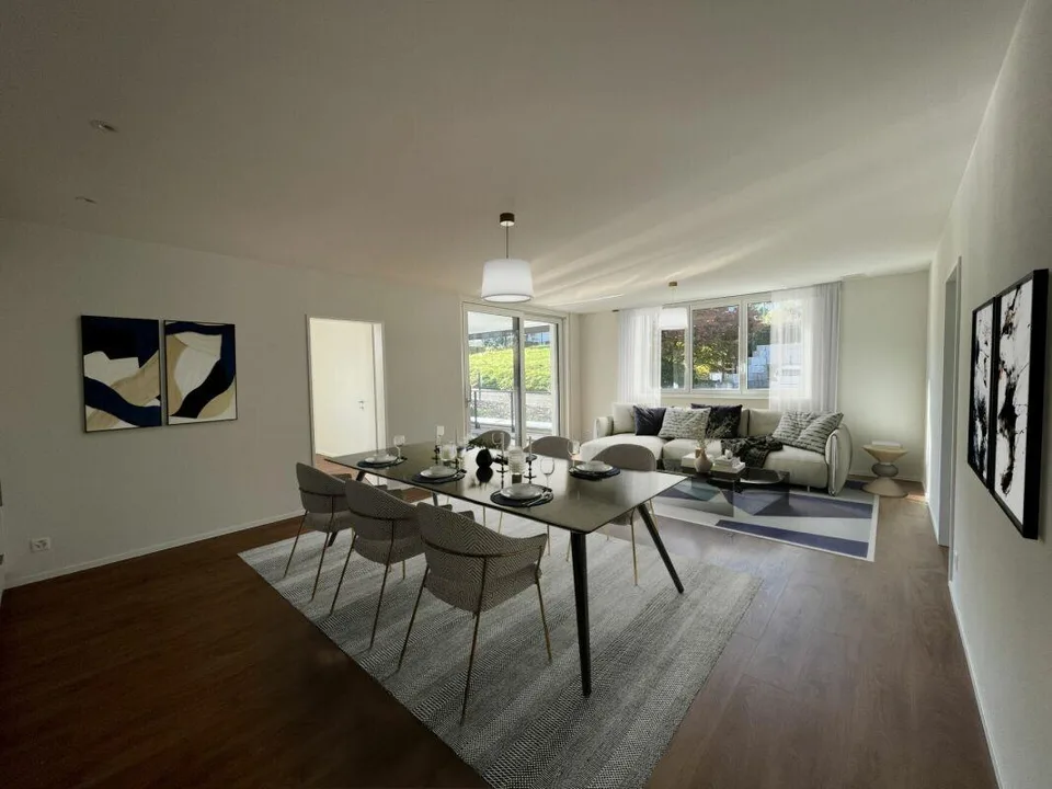 Neuwertige 3-Zimmer-Wohnung mit Terrasse (Erstbezug)