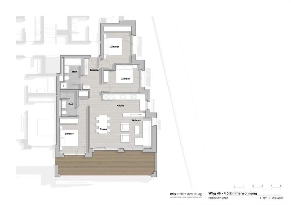 Neubau z'Dufour | 4.5 Zimmewohnung | 3. OG | Erstwohnsitz – foto 11 di 11