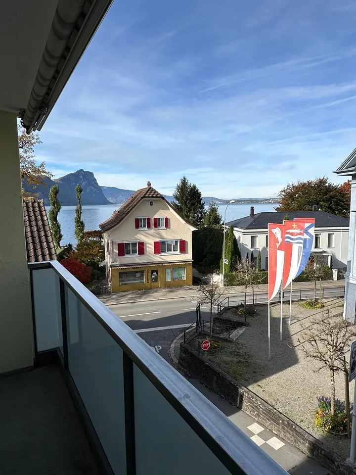 Schöne 4-Zimmerwohnung mit teilweiser See- und Bergsicht