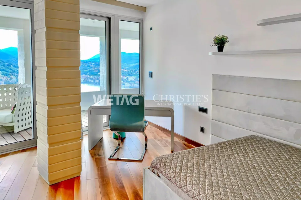 Luxuriöse Duplex-Attikawohnung in Lugano-Aldesago mit herrlichem Bl... – Foto 9 von 11