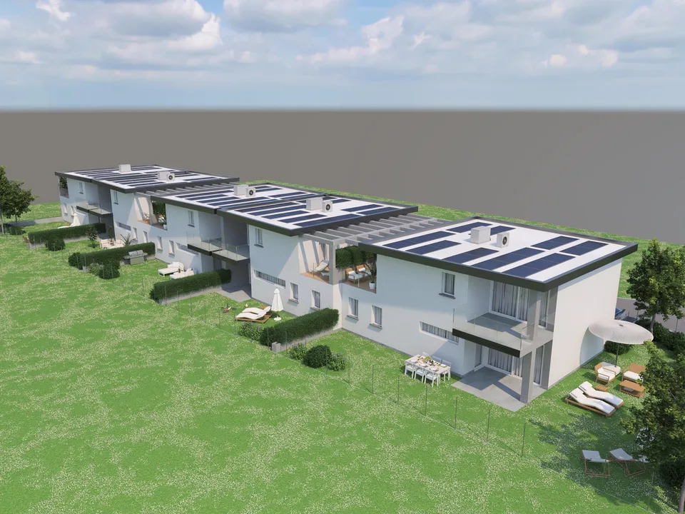 Terreno con licenza approvata - 5 case unifamiliari a Stabio