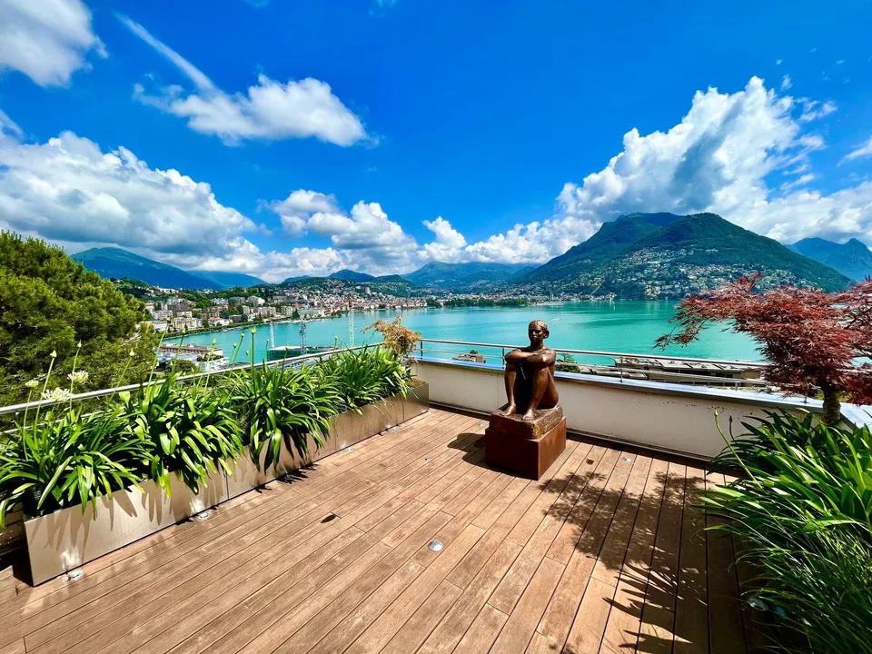 APPARTAMENTO DI LUSSO VISTA LAGO A PARADISO, LUGANO.
