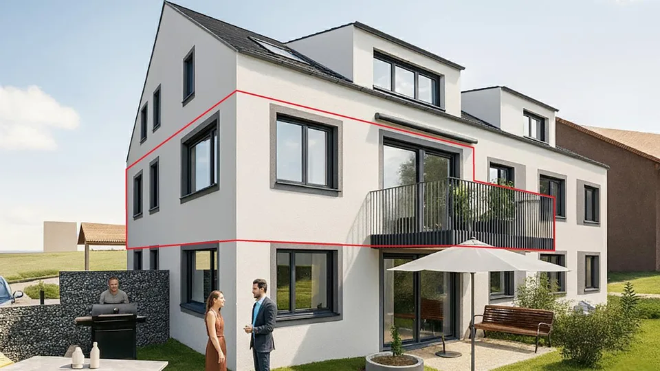 Neubauprojekt Bündtenstrasse mit fünf Wohnungen (Wohnung 4)
