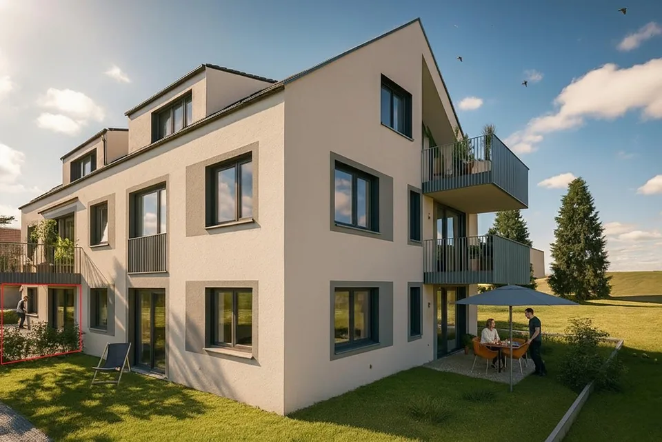 Neubauprojekt Bündtenstrasse mit fünf Wohnungen (Wohnung 2)