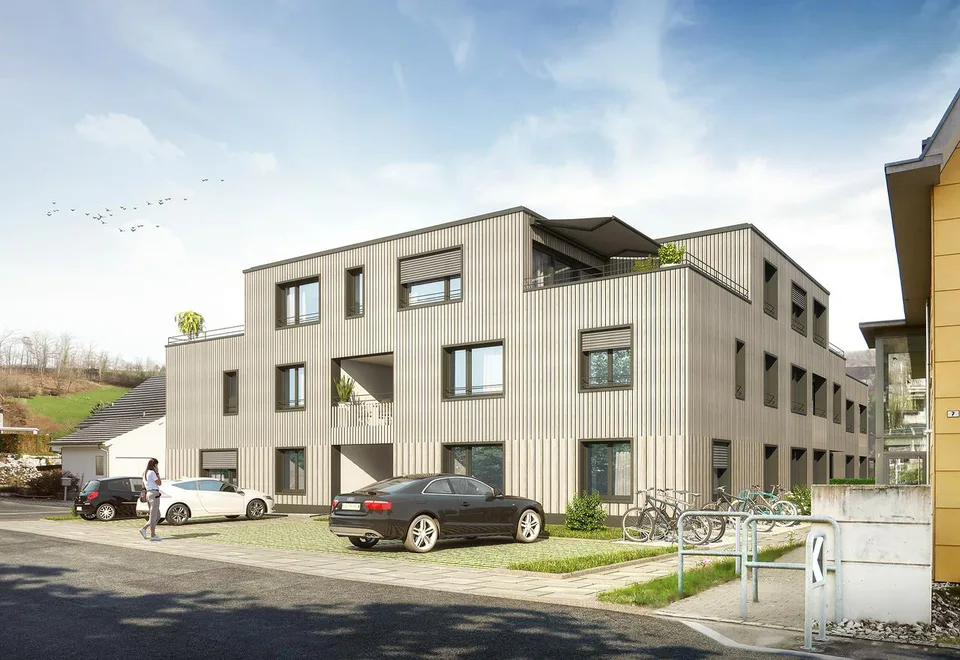 Ruhige Wohnung: 3½-Zimmer Wohnung mit geräumigem Wohnbereich.