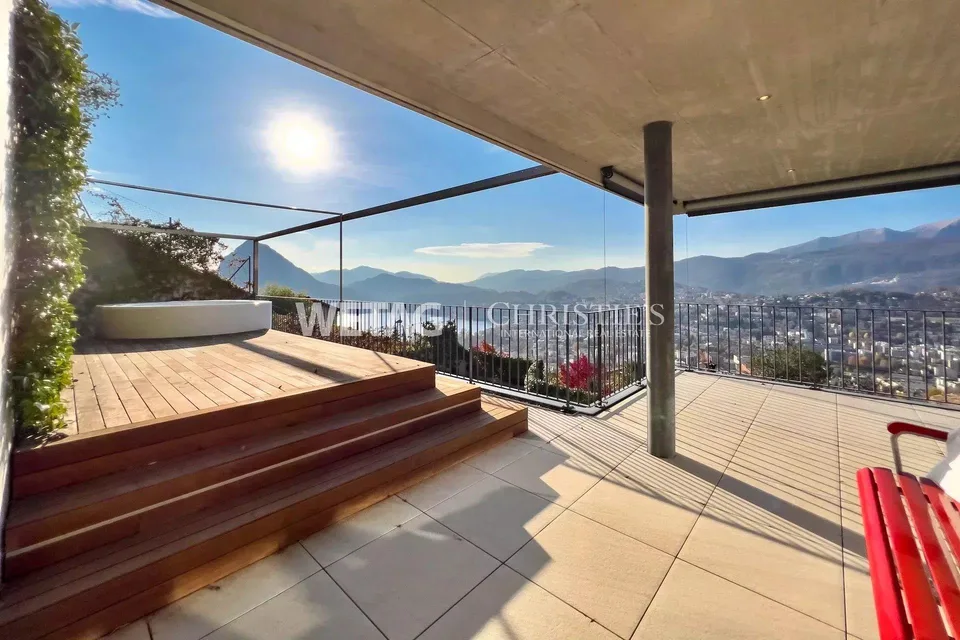 Moderne Duplex-Wohnung in Lugano-Albonago zu verkaufen