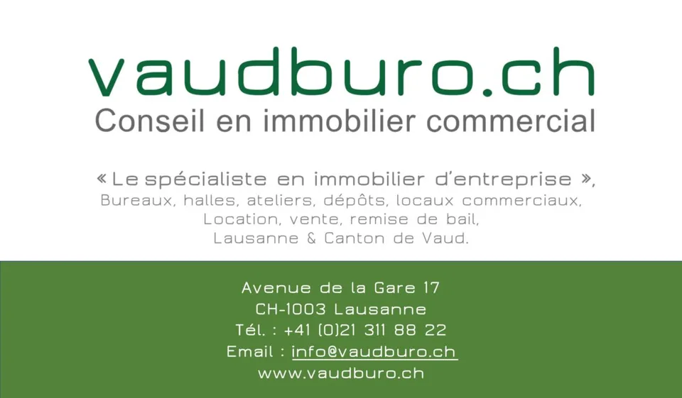 Crissier Bussigny - Superbe surface commerciale