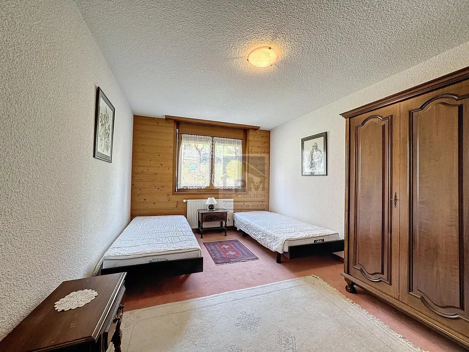 Vaste 2.5 pièces (57 m²) pour profiter de la montagne été comme hiver