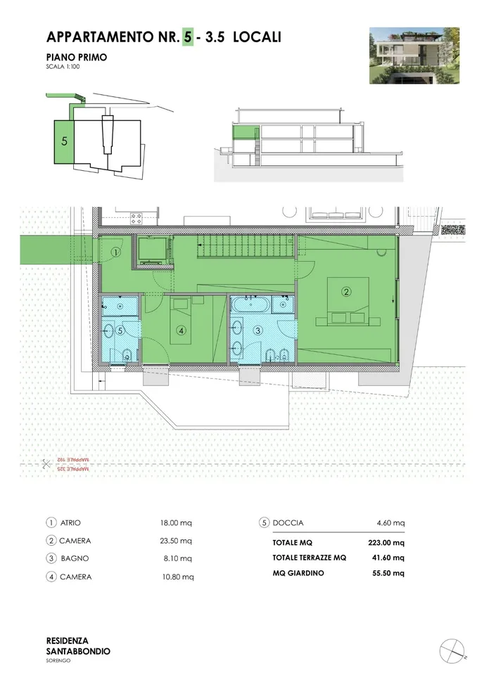 Prestigioso Triplex con Ascensore Privato e Giardino Esclusivo – Foto 14 von 16