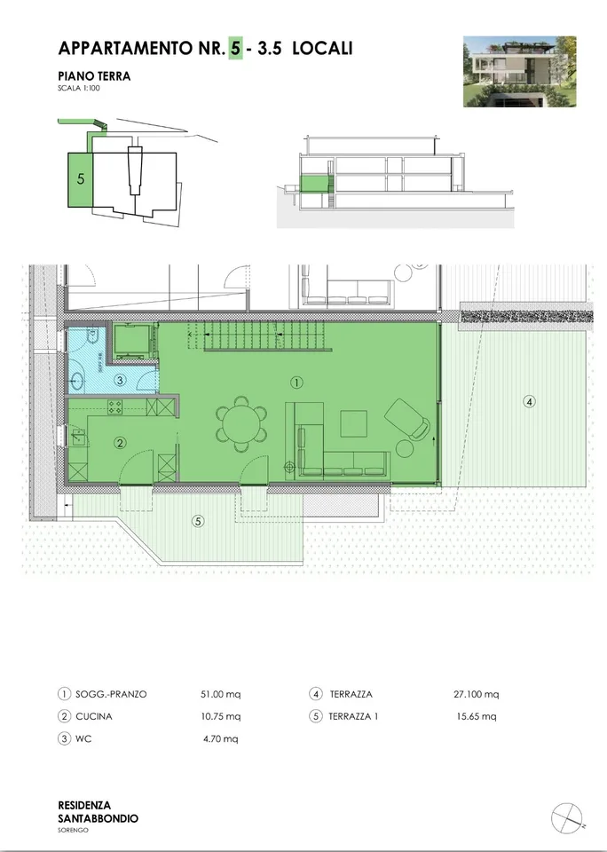 Prestigioso Triplex con Ascensore Privato e Giardino Esclusivo – Foto 15 von 16