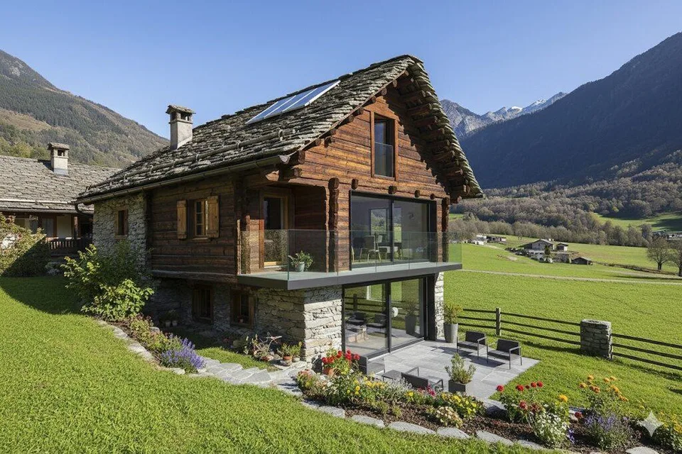 MODERNA CASA DI MONTAGNA AD ACQUAROSSA