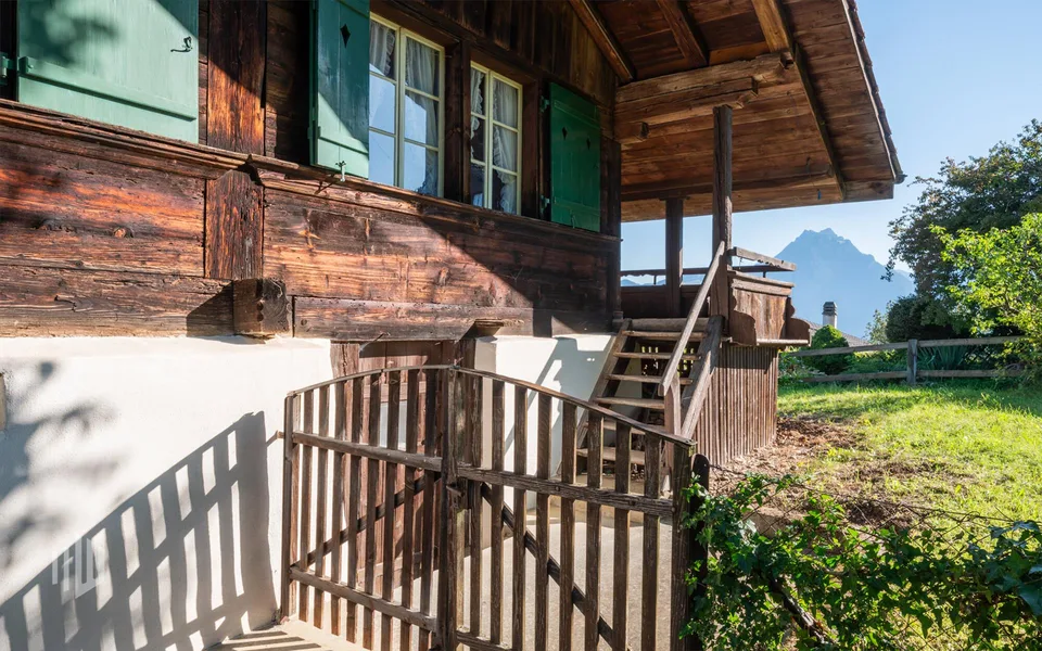 ImmoWyss -  1615 m2 Bauland in der Zone W2 mit wunderbarem Niesenblick