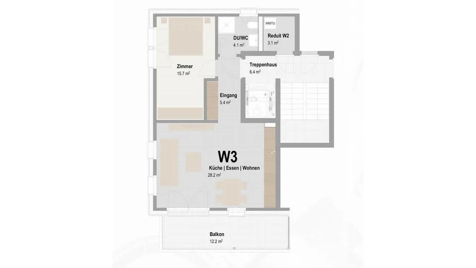 2.5-Zimmer Eigentumswohnung in ländlicher Atmosphäre
