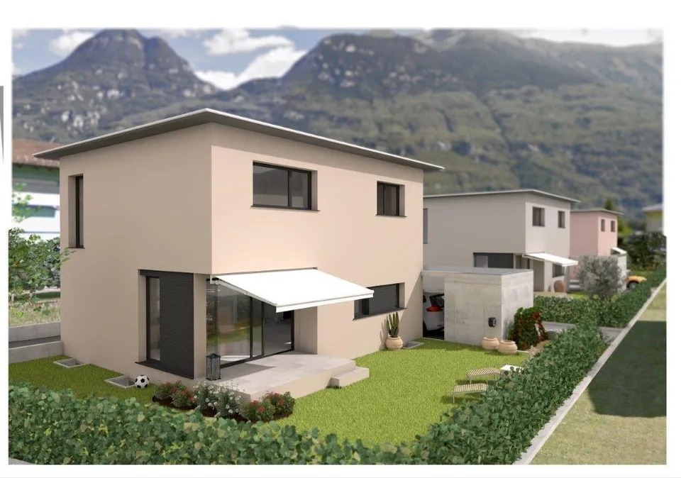 VILLETTA UNIFAMILIARE CON GIARDINO E VISTA APERTA