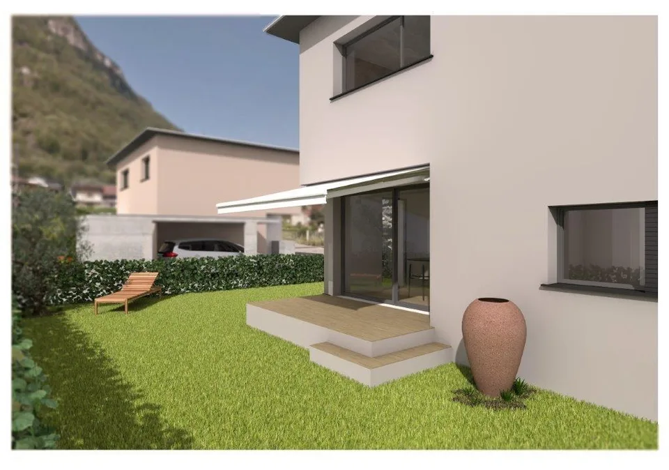 VILLETTA UNIFAMILIARE CON GIARDINO E VISTA APERTA