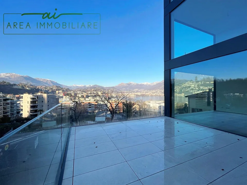 NUOVO ATTICO DI 4.5 LOCALI CON VISTA LAGO A PARADISO