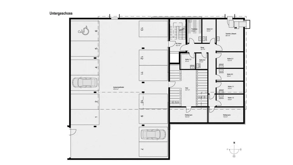 3½-Zimmer Wohnung mit grossem Garten – foto 8 di 10