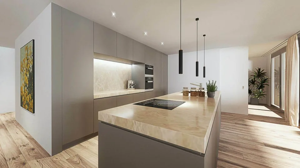 3½-Zimmer Wohnung mit grossem Garten