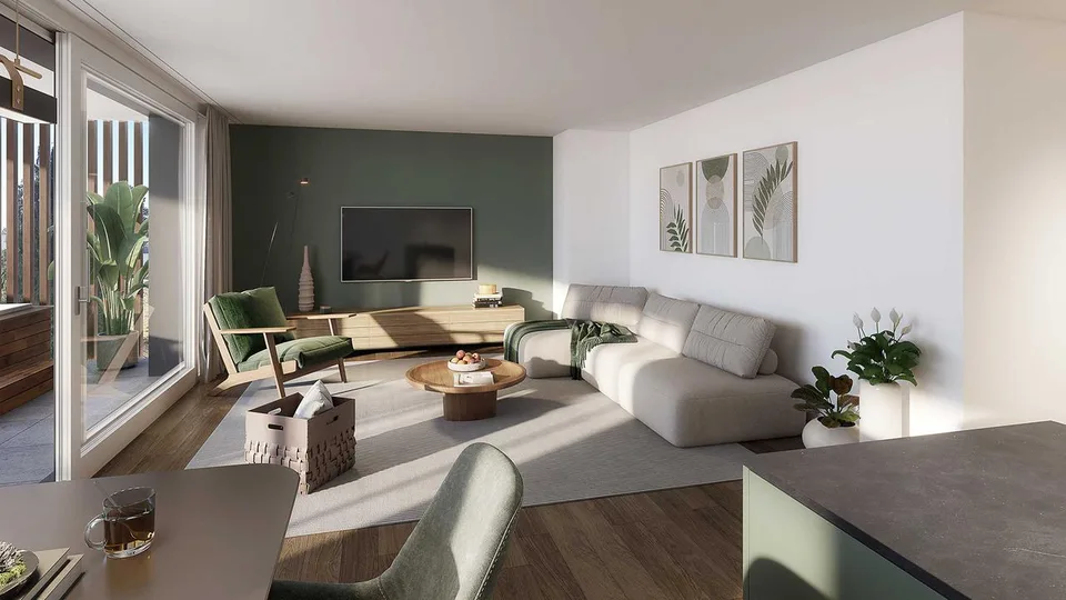 Exklusive 4½-Zimmerwohnung mit Wintergarten