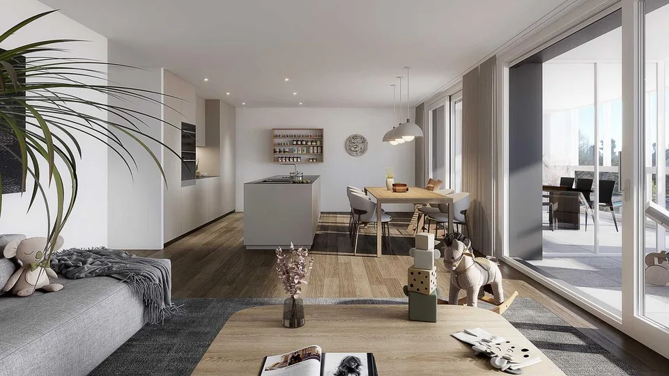 Exklusive 4½-Zimmerwohnung mit Wintergarten