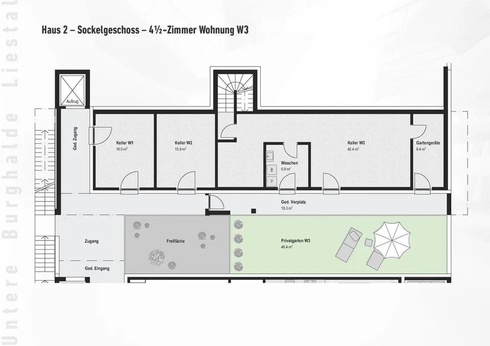 Bezugsbereite 4½-Zimmer Terrassenwohnung mit Aussicht – Foto 16 von 23