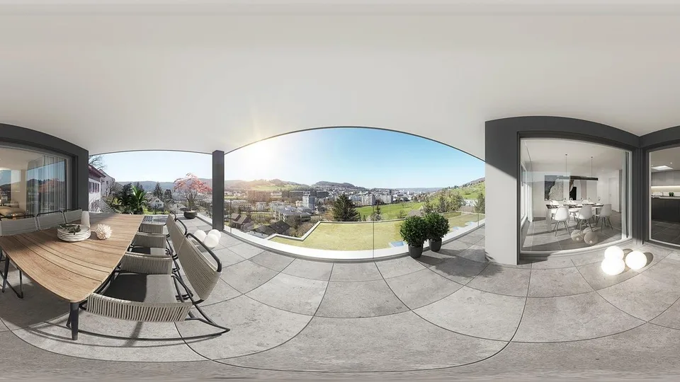 4½-Zimmer Terrassenwohnung mit Gartenanteil – Foto 8 von 19