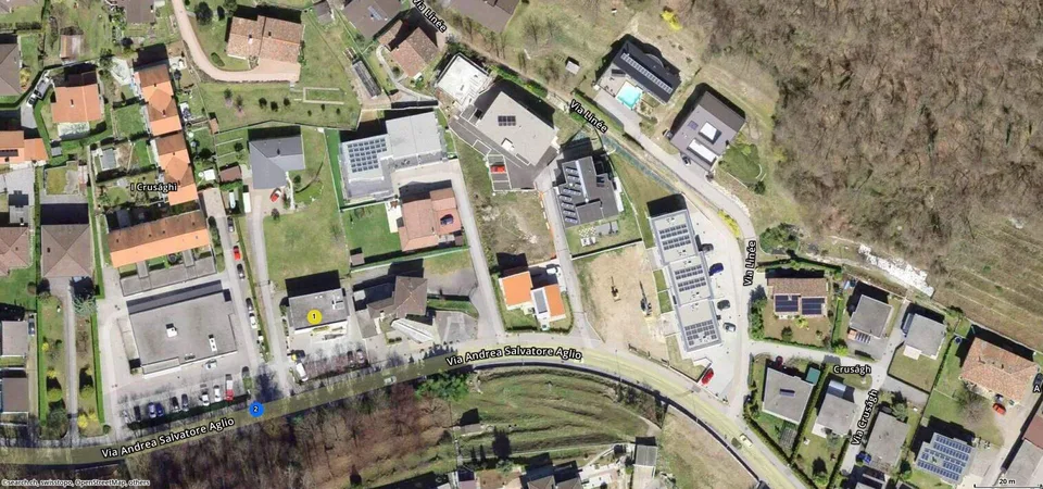 Bauland von 561 m2 Zone R2 an sehr sonniger, ruhiger Aussichtslage ... – foto 12 di 14