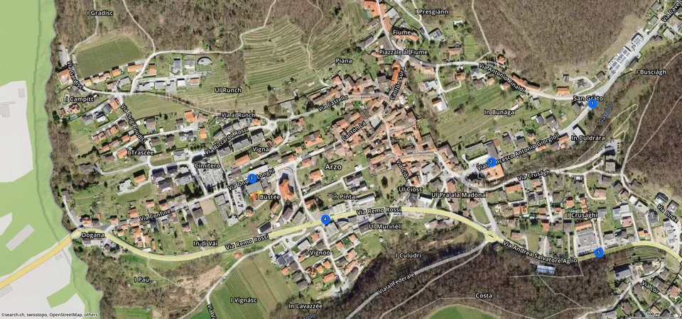 Bauland von 561 m2 Zone R2 an sehr sonniger, ruhiger Aussichtslage ... – foto 13 di 14
