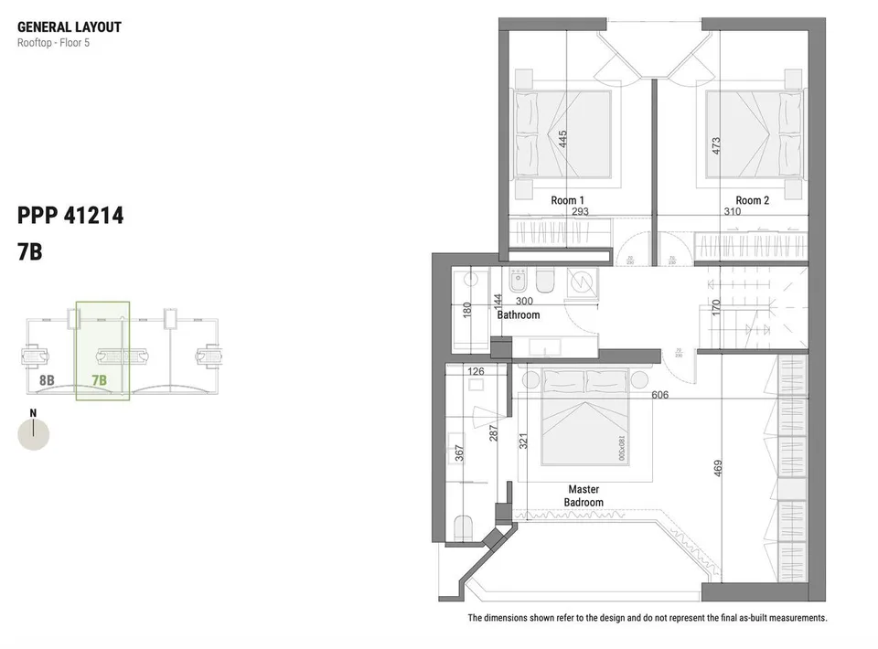 Appartamento Duplex di Design con Terrazza Panoramica sul Tetto – Foto 23 von 24