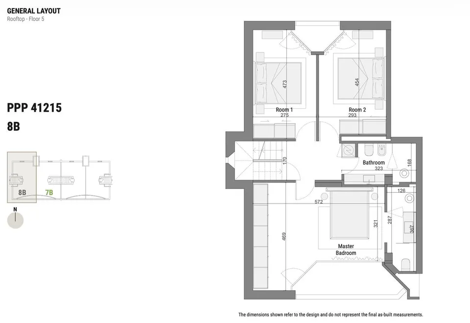 Appartamento Duplex di Design con Terrazza Panoramica sul Tetto – foto 23 di 24