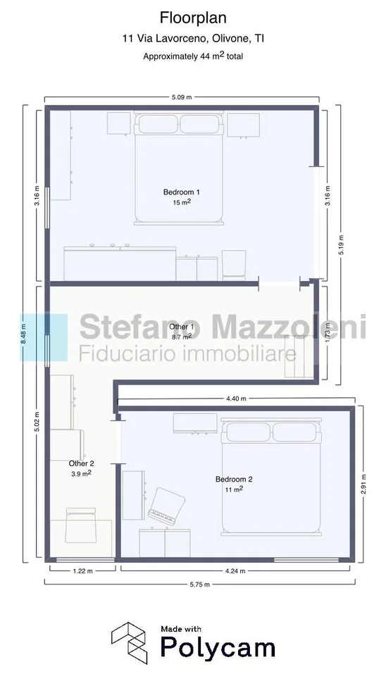 Graziosa casa con giardino e app. indipendente - OLIVONE – Foto 13 von 14