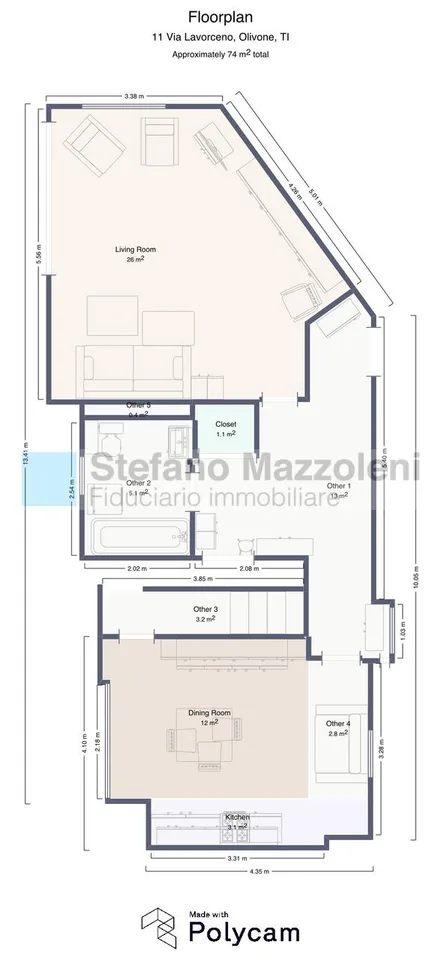 Graziosa casa con giardino e app. indipendente - OLIVONE – Foto 12 von 14