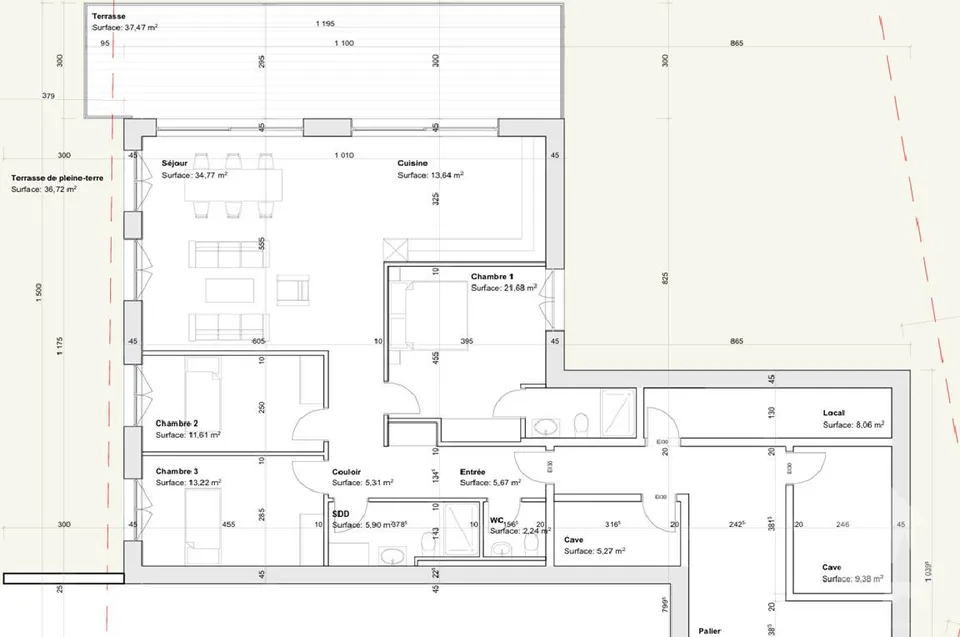 Immeuble de trois appartements avec autorisation de construire – foto 10 di 10