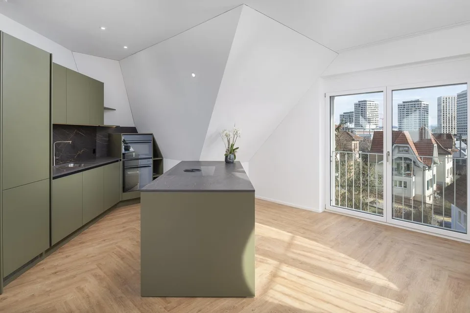 Erstbezug: Hochwertige Dachwohnung mit privatem Panorama-Rooftop