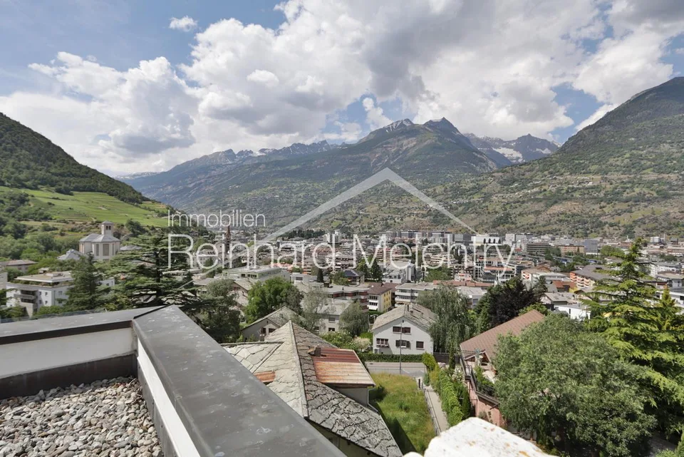 Top Attikawohnung mit dem besten Ausblick von Visp