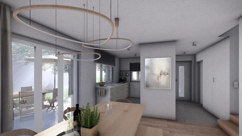 Familienfreundliches Doppeleinfamilienhaus, Haus A und B