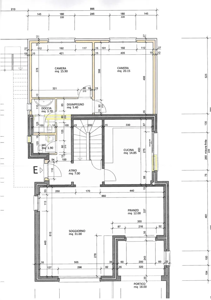 CASA BIFAMILIARE CON 2 APPARTAMENTI INDIPENDENTI DI 10 LOCALI – Foto 20 von 27