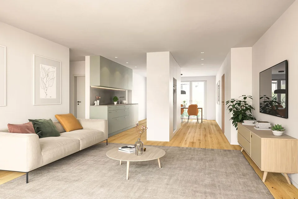 3.5 Zimmer Wohnung in parkähnlicher Umgebung
