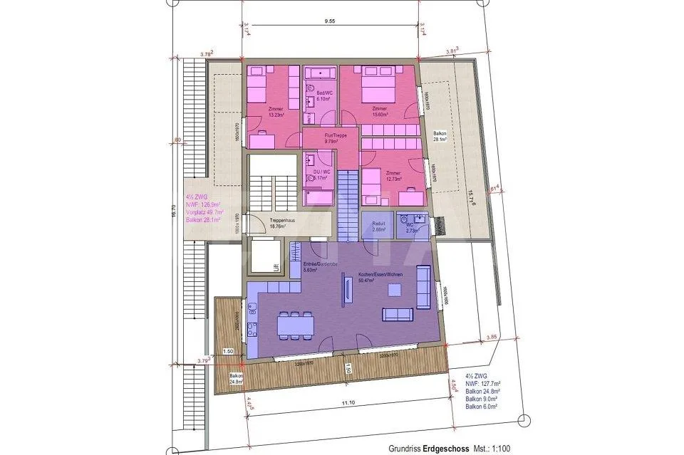 Maisonette spaziosa con flair da giardino – tranquilla e centrale (UG-EG) – foto 8 di 9